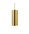 MALM E14 goud cilinder hanglamp - 2m snoer, met rozet, zonder lichtbron
