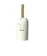 MALM E14 goud cilinder hanglamp - 2m snoer, met rozet, zonder lichtbron