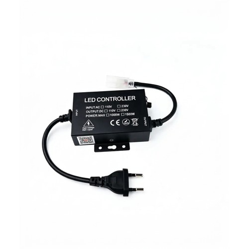 230V Zigbee dimmer buiten - Incl. eindkap, voor 230V Slim COB, waterdicht, geheugenfunctie, Hue compatibel, max. 50m