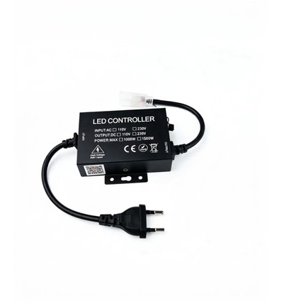 230V Zigbee dimmer buiten - Incl. eindkap, voor 230V Slim COB, waterdicht, geheugenfunctie, Hue compatibel, max. 50m