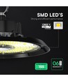 150W V-Tac LED high bay, 155lm/W - IP65, 4000K, Cree chip, 6 jaar garantie