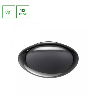 AURA plafondlamp met afstandsbediening - Grafiet, dimbaar, Ø40cm, 24W, 3 lichtkleuren
