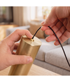126cm dimbare eettafellamp - Goud, 18W LED, incl. draadophanging