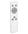 AURA plafondlamp met afstandsbediening - Rookglas rand hoog, dimbaar, Ø40cm, 24W, 3 lichtkleuren