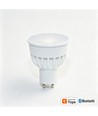 4x GU10 5W Smart Home LED lamp - Bluetooth, 6,6 cm, werkt met Google Home, Alexa en smartphones
