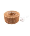 Bruine Ø40cm hanglamp - E27 fitting, 2m snoer, papierkoord