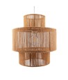 Bruine Ø40cm hanglamp - E27 fitting, 2m snoer, papierkoord