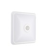 12W LED sensorlamp, CCT - 3 lichtkleuren, PIR-sensor, 6 jaar garantie, Cree, vierkant, wit