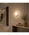 V-Tac 15W LED buitenwandlamp met sensor - Rond, wit, Cree chip, CCT