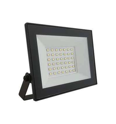 V-Tac 30W LED schijnwerper - Zwart, 6500K, Slimline
