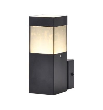 V-Tac GU10 wandlamp - Zwart, IP44 buiten