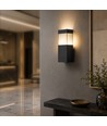 V-Tac GU10 wandlamp - Zwart, IP44 buiten