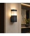 V-Tac GU10 wandlamp - Zwart, IP44 buiten