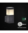 V-Tac GU10 wandlamp - Zwart, IP44 buiten