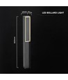 V-Tac 24W LED bollard armatuur, 80cm - IP54, 3000K, buiten
