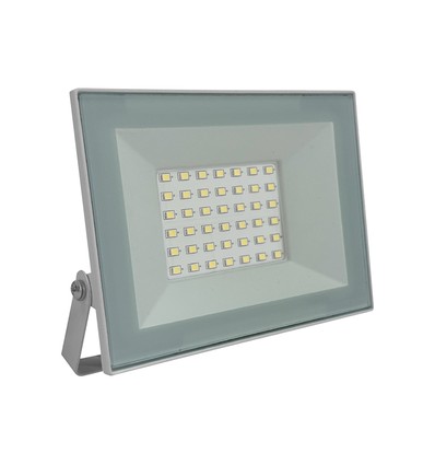 30W LED schijnwerper - Witte behuizing, 6500K