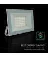 30W LED schijnwerper - Witte behuizing, 6500K
