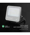 50W LED schijnwerper - 185lm/W, Cree chip, zwart, 6 jaar garantie
