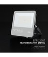 V-Tac 100W LED schijnwerper - 185lm/W, Cree chip, zwarte behuizing, 6 jaar garantie
