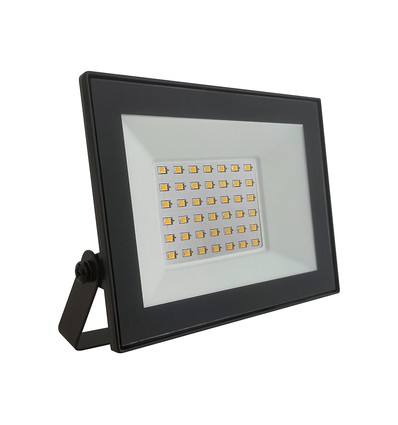 V-Tac 30W Slimline LED schijnwerper - Zwarte behuizing, 4000K