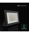 V-Tac 30W Slimline LED schijnwerper - Zwarte behuizing, 4000K