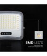 V-Tac 12W opগুলির LED schijnwerper - IP65, zwart, 3-in-1