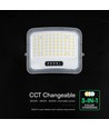 V-Tac 12W opগুলির LED schijnwerper - IP65, zwart, 3-in-1