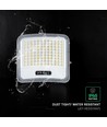 20W LED schijnwerper met zonnepaneel - IP65, zwart, 3-in-1, buiten