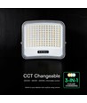 V-Tac 25W LED schijnwerper met zonnepaneel - IP65, zwart