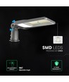 V-Tac 50W verstelbare LED straatlantaarn - 120lm/W, Cree chip, 6500K, 6 jaar garantie