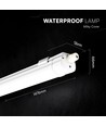 150cm 48W waterdicht compleet LED armatuur - 120lm/W, CCT