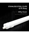 150cm 48W waterdicht compleet LED armatuur - 120lm/W, CCT