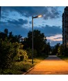 V-Tac 40W LED solcelle straatlantern - 9.6V, LiFePO4 batterij, CCT