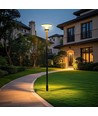 V-Tac 20W Lotus LED solcelle tuinlamp - LiFePO4 batterij, 6000mAh, 3-in-1