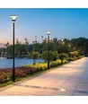 V-Tac 20W Lotus LED solcelle tuinlamp - LiFePO4 batterij, 6000mAh, 3-in-1