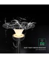 V-Tac 20W Lotus LED solcelle tuinlamp - LiFePO4 batterij, 6000mAh, 3-in-1