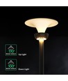 V-Tac 20W Lotus LED solcelle tuinlamp - LiFePO4 batterij, 6000mAh, 3-in-1