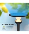 V-Tac 20W Lotus LED solcelle tuinlamp - LiFePO4 batterij, 6000mAh, 3-in-1
