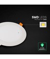V-Tac 12W rond LED inbouwpanel - CCT, Cree chip, 6 jaar garantie