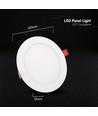18W rond LED inbouwpanel - CCT 3-in-1, Cree chip, 6 jaar garantie