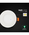 V-Tac 3W rond LED mini inbouwspot - CCT, Cree chip, 6 jaar garantie