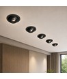 V-Tac 12W CCT LED downlight - IP44, zwart, Cree chip