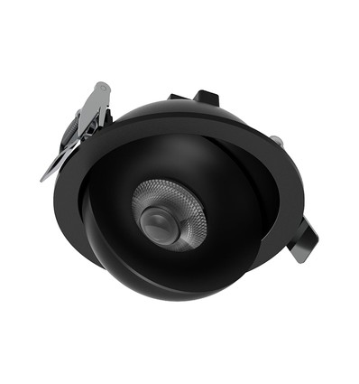 V-Tac 18W LED downlight - IP44, CCT, Cree chip, zwart
