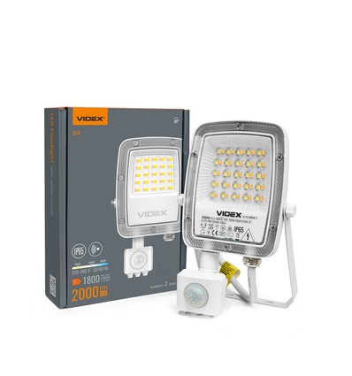 20W LED schijnwerper met sensor - PIR, CCT