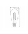 E27 6W dimbare filament LED lamp - ST64, neutraal wit