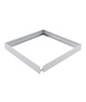 Hoog frame voor 60x60 LED paneel - Snelle montage, zonder zichtbare schroeven, witte rand, 65mm hoog