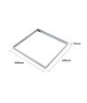 Frame voor 60x60 LED paneel - Snelmontage set, kunststof hoeken, wit