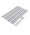 Frame voor 60x60 LED paneel - Snelmontage set, kunststof hoeken, wit