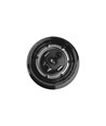 E27 fitting, wandmontage, rechte bodem - Bakeliet, zwart