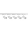 3-Fase ZoomCCT spanningsrail set - 2m, Wit, 5 spots, incl. lichtbron